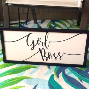 Girl Boss sign